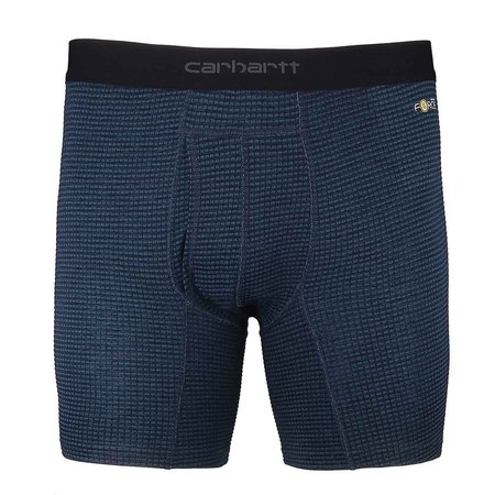 CARHARTT Base Force 8 Inch Boxer Brief Navy S MBB123-NVYS